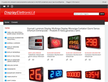 Tablet Screenshot of displayelettronici.it